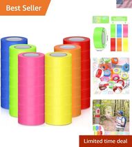 Flagging Tape Assorted Colors, Non Adhesive Marking Tape, Multipurpose N... - $112.69