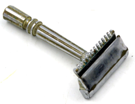 Vintage GEM Micromatic Open Comb  Single Edge Safety Razor Needs Cleaning - $9.85