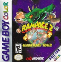 Rampage 2 Universal Tour - Nintendo Game Boy Color GBC NGBC Video Game  - £26.70 GBP