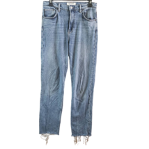 Reformation Liza High Straight Raw Hem Jeans Size 27 - £35.48 GBP