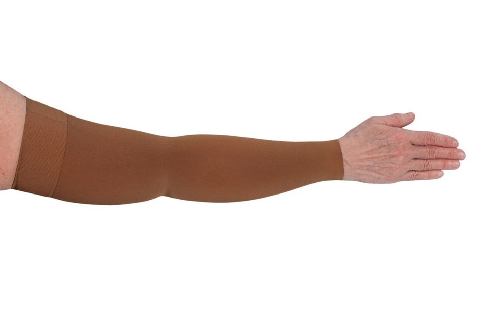 MOCHA Compression Sleeve by LYMPHEDIVAS, Gauntlet Option, ANY SIZE &amp; LEV... - $68.00+