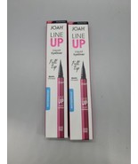 2 Joah Line Up Liquid Eyeliner Felt Tip JLE01 Blackest Black Waterproof ... - £8.69 GBP