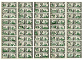 Set of 50 STATE $1 Bill *Genuine Legal Tender* U.S. One-Dollar Currency *Green* - £224.18 GBP