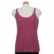 Eileen Fisher Cerise Purple Washable Wool Links Scoop Neck Shell Tank Top Xl - £63.94 GBP