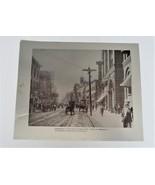 Vtg Metal Printing Plate Book Pages S Pearl St Albany NY Two Sided Rare ... - €29,84 EUR