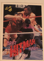 Bret The Hitman Hart WWF Trading Card World Wrestling Federation 1990 #123 - £1.56 GBP
