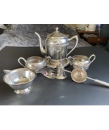 1883 Brogers Silver,Silver Plate. Small Tea Set Along With 14 Paul Rever... - $75.00