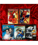 Vtg Y2K SUPER HERO Lot of  7 Fantastic 4 Spiderman 3 Superman Transforme... - £18.27 GBP