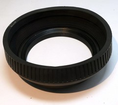 72mm rubber lens hood double threaded  telephoto 300mm (imperfect warped) - $7.77