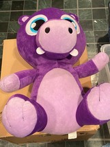 Large 17 3/4&quot; Purple Hippo Plush (Peek-A-Boo-Toys) *Pre Owned/Nice Condi... - £11.77 GBP