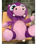 Large 17 3/4&quot; Purple Hippo Plush (Peek-A-Boo-Toys) *Pre Owned/Nice Condi... - £11.70 GBP