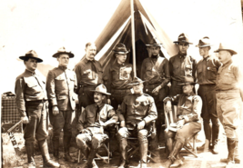 WWI Army Officers With Watch Fobs Real Photo Postcard - £13.83 GBP