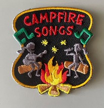 Girl Boy Cub &quot;Campfire Songs&quot; Fun Patches Crest Badges Scouts Guides Iron On - £5.02 GBP