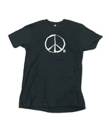 Black Peace Sign Men&#39;s  Tee Shirt Men&#39;s Small - £8.59 GBP