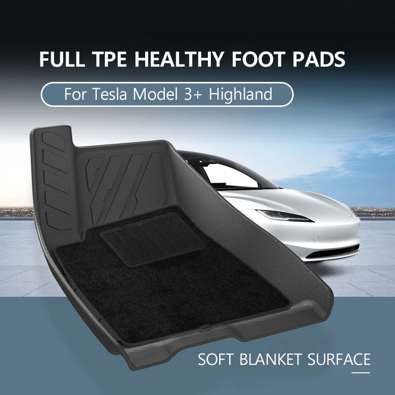 For New Tesla Model 3 2024 Highland Heavy Duty Double Layer Carpet Floor Mats - £113.30 GBP+