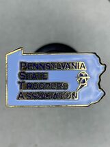 Pennsylvania State Troopers Association Light Blue lapel pin police - $11.88