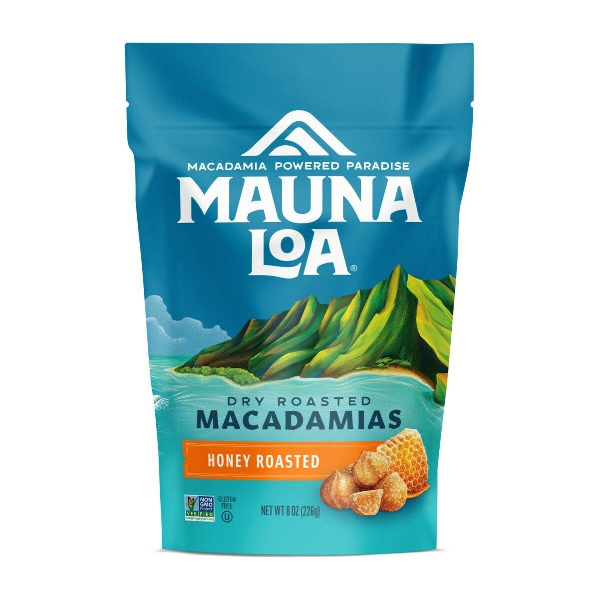 Primary image for mauna loa Honey Roasted Macadamia nuts 8 oz bag (Pack of 6)