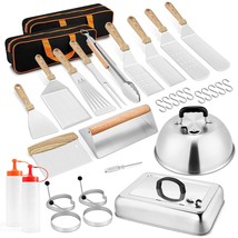 22Pcs Griddle Accessories Kit, Stainless Steel Flat Top Grill Accessories, Outdo - £47.33 GBP