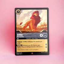 Lion King Disney Lorcana Card: Simba Returned King 189/204 - £7.79 GBP