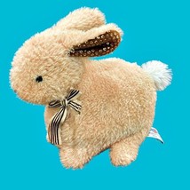 Tan Beige Bunny Rabbit Plush Easter Stuffed Animal Soft Toy 10 Inch Hug ... - $8.69