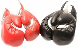 2 Pair of New Boxing / Punching Gloves and Fitness Training Red and Black - £11.21 GBP+