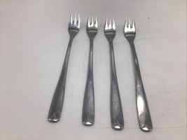 Northland Flatware Cocktail Shrimp Forks Lot 4 Mid Century Japan 6&quot; Vintage - £13.43 GBP