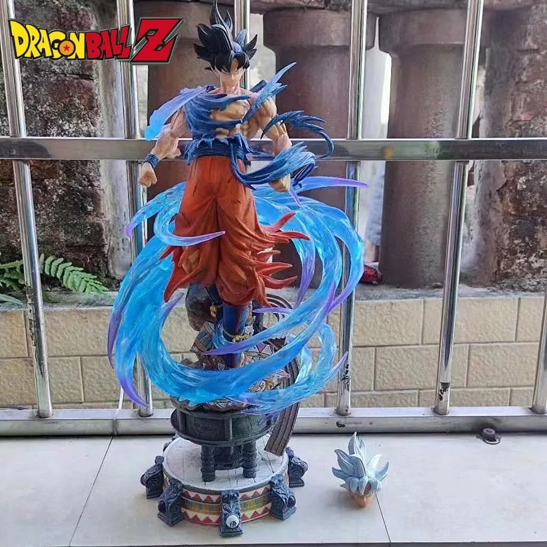 49cm Dragon Ball Anime Figure Gk Ultra Ins Son Goku Pvc Action Figure Son Goku&#39;S - £204.19 GBP+