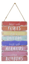 Dance With Fairies Ride A Unicorn Swim With Mermaids Chase Rainbows Wall... - $367.96 MXN