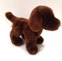 Douglas Plush Dog Cuddle Toy Brown Chocolate Lab Puppy Standing Stuffed ... - $18.70