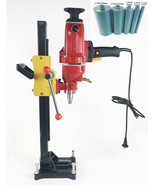 US 220V Engineering Diamond Concrete Core Drill Machine With Stand 0-200... - £332.04 GBP