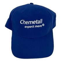 Baseball Cap Hat Chemetall Blue Cool Crown Adjustable - $9.74