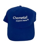 Baseball Cap Hat Chemetall Blue Cool Crown Adjustable - £7.66 GBP