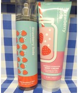 Bath and Body Works Body Strawberry Soda Cream &amp; Mist set new - $27.22 CAD
