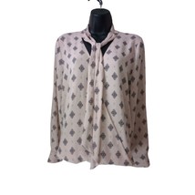 Vince Camuto Women&#39;s Size Medium Sheer Pullover Blouse - £18.68 GBP