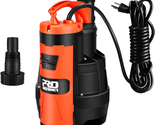 Sump Pump, 1HP 3500GPH Electric Water Removal Pump with Build-In Float S... - $125.77