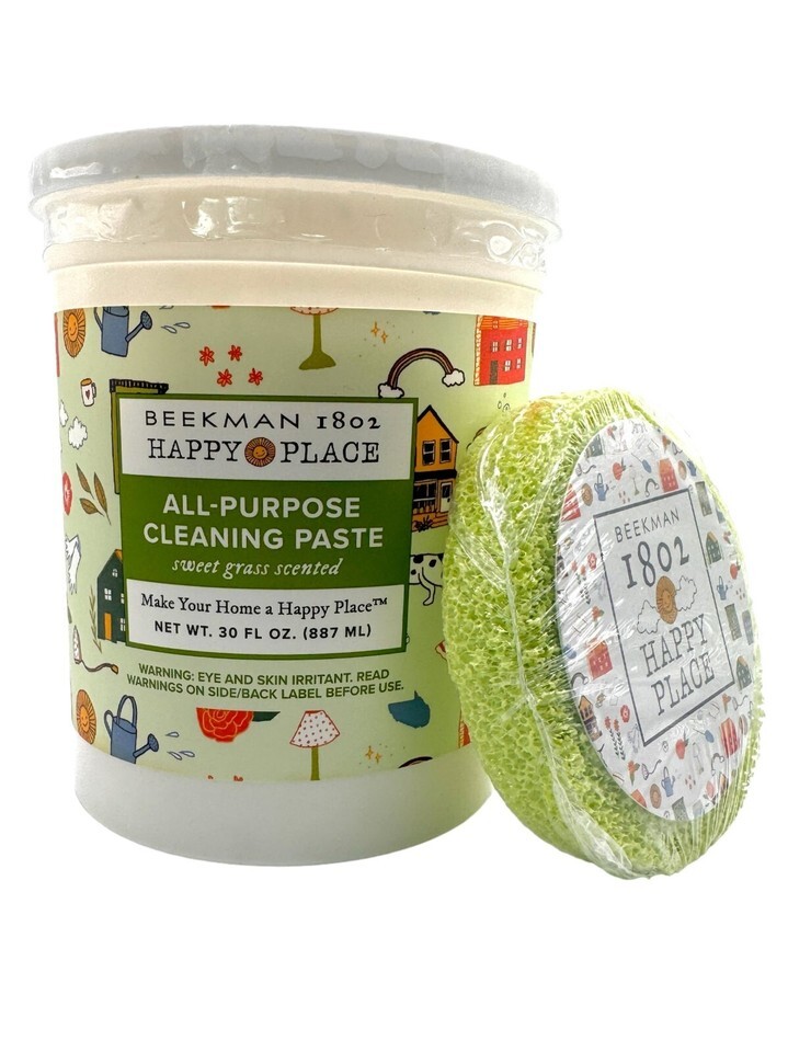 Beekman 1802 Happy Place All-Purpose Cleaning Paste, 30oz Tub, Sweet Gra... - $19.75