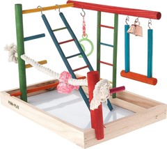 Bird Life Wooden Playpen  Perfect for Cockatiels and Conures  Large - £36.38 GBP