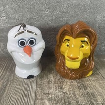 Disney on Ice Lion King Simba Frozen Olaf Mug Plastic Cup - £7.58 GBP