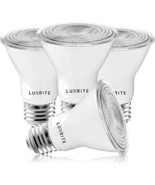 LUXRITE 4 Pack PAR20 LED Bulbs 50W Equivalent 5000K Bright White Dimmabl... - £31.69 GBP