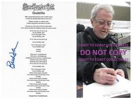 Buck Dharma Signed Blue Oyster Cult Godzilla Lyrics Sheet Proof Autographed - $148.49