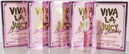 5X Juicy Couture Viva La Juicy LE BUBBLY 1.5ml /0.05 fl oz Spray Mini Parfum New - £12.63 GBP