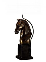Scratch &amp; Dent Bronze Finish Stallion Table Lamp Base Only - £63.84 GBP