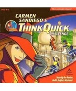 Carmen Sandiego&#39;s Think Quick Challenge CD-ROM - £7.82 GBP