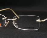 Ferre Extrême FF02903 M Champagne / Argent Rare Lunettes 53-17-140mm Italie - $96.02