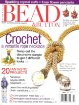 Bead &amp; Button Magazine Dec 2006 #76 Crochet Necklace Crystal Cuffs 20 Pr... - $6.50