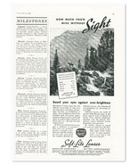 Print Ad Soft-Lite Lens Co Bausch &amp; Lomb Vintage 1938 3/4-Page Advertise... - £7.62 GBP