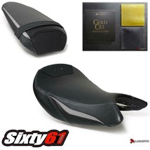 Suzuki GSXS 1000 Seat Covers with Gel 2015-2020 Luimoto Front Rear Gray Carbon - £289.09 GBP