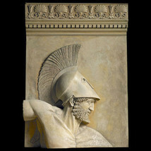 Achilles ancient Greek Trojan War Hero plaque Sculpture Replica Reproduction - $1,781.01