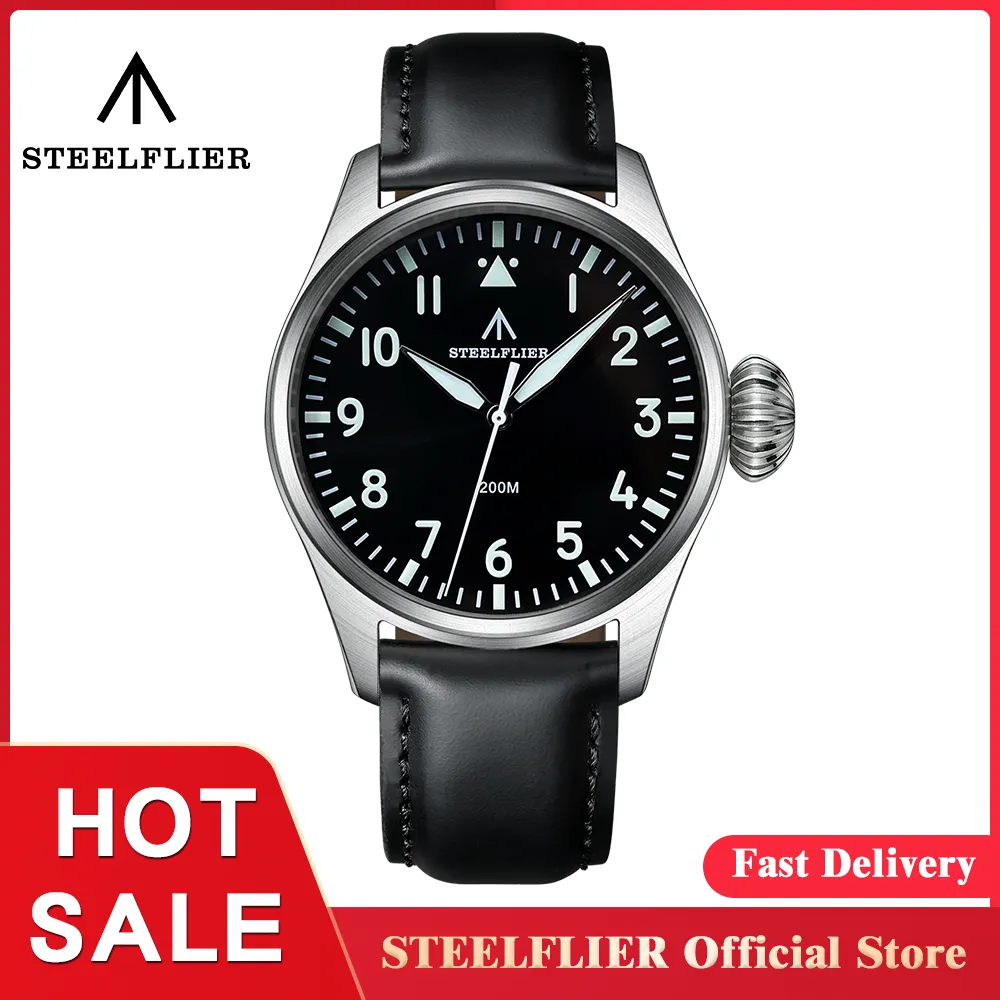 Steelflier Official SF743 Watch Hot Sale Swiss BGW9 VH31 Mute Movement 200M Wat - £225.61 GBP