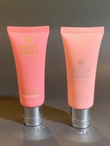 Molton Brown Set of 2 ~ Delicious Rhubarb &amp; Rose ~ Hand Cream 40ml NWOB - £24.77 GBP